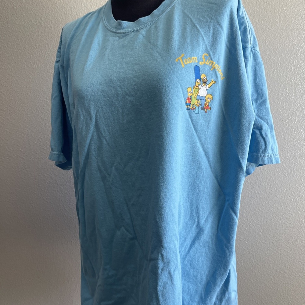 The Simpson Men Tshirt Size XL Team Simpson Blue